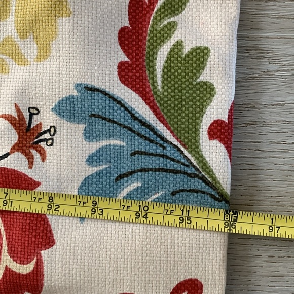 Set‎ of 4 Floral Patterned blackout curtains classic traditional red blue green - Picture 11 of 17